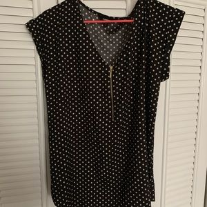 Short sleeved work blouse